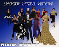 Winter Wonders Fashion Show. Image of designer, Gypsy Wave & Saphir management teams and the models. Photo by Barth Taurog