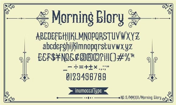 Download Morning Glory - Fontsave