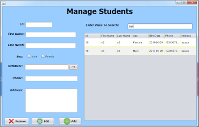  Student Information System In Java Using NetBeans  Java Student Information System Source Code