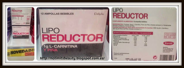 Lipo Reductor: Ampollas bebibles con L-Carnitina y Piña