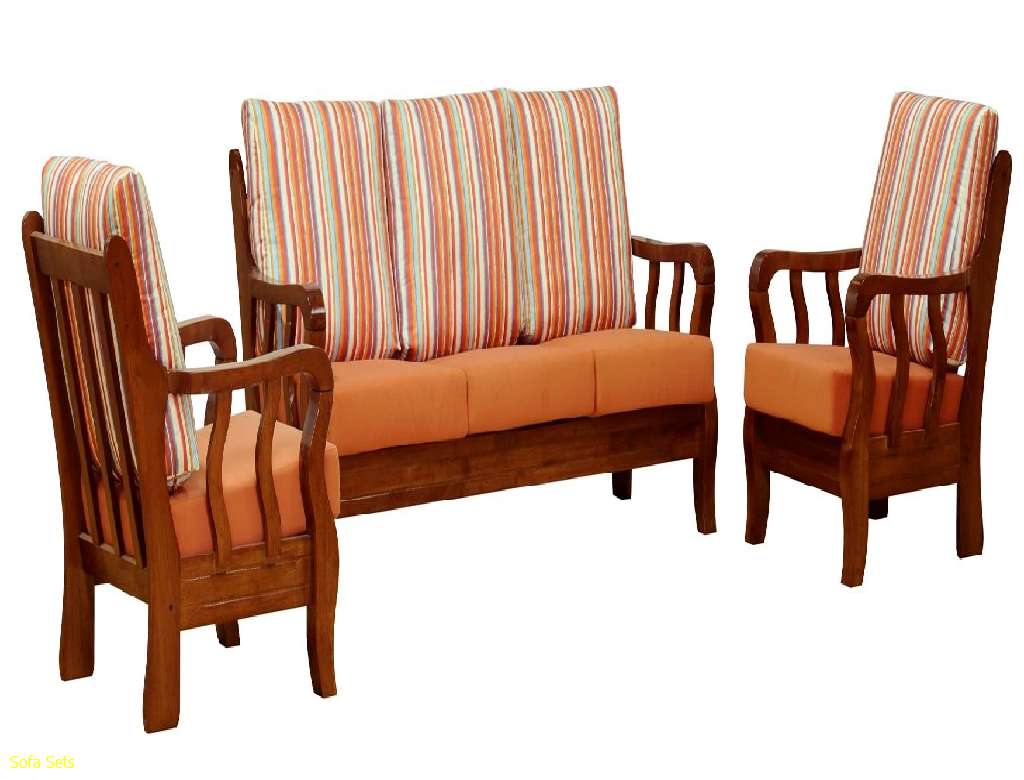 Small Wooden Sofa Set Designs | izFurniture - Sofa Set Designs In Wood Images