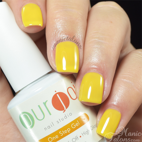 Purjoi One Step Gel Polish Lemon Candy Swatch