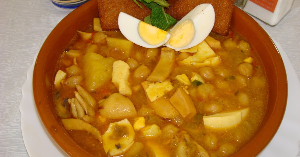 COCINA DE CEUTA: GARBANZOS CON CHOCOS