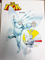 Bandai The Tick action figure concept art