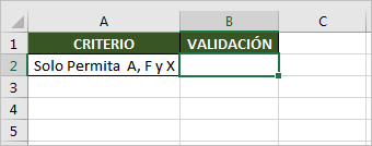 Como Validar una CELDA para que solo PERMITA ESCRIBIR ciertas LETRAS o NÚMEROS en excel