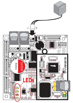 Connect power supply