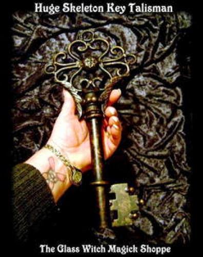 Huge Skeleton Key Talisman 15 00