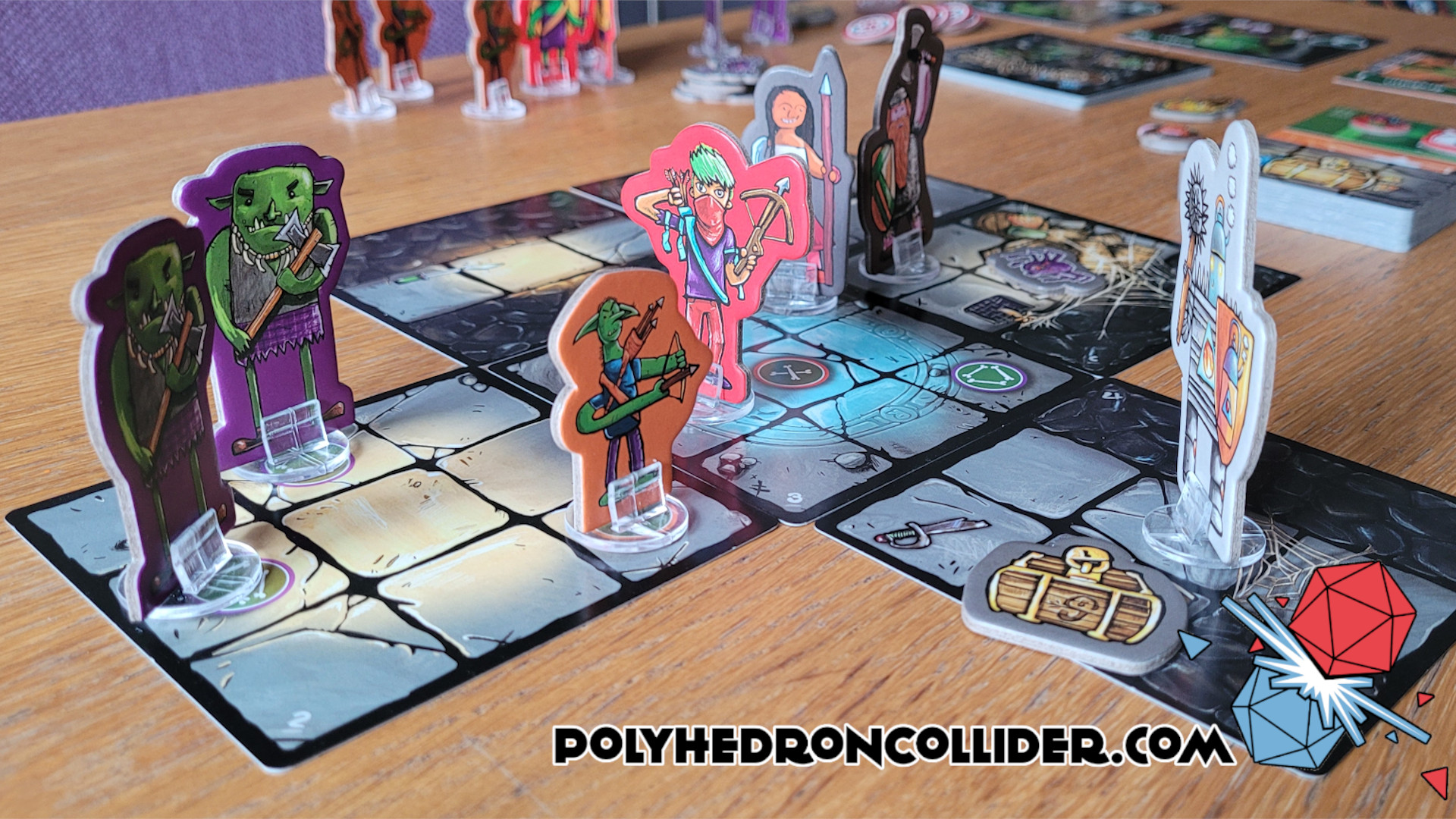 Polyhedron Collider CoraQuest Board Game Review - In Play 1