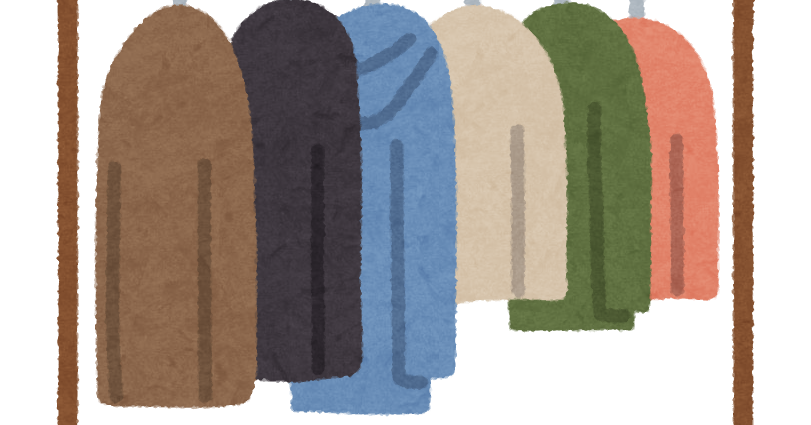 整理されたクローゼットのイラスト かわいいフリー素材集 いらすとや