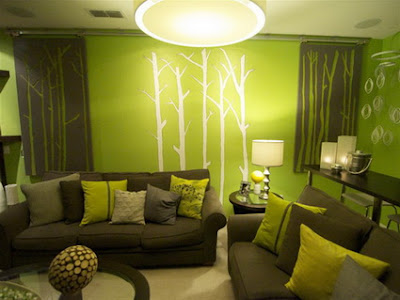 Green Living Room