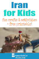 Learning about Iran is fun and hands-on with these free crafts, ideas, and activities for kids! #Iran #persian #persia #educational