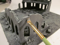 Painting Warhammer 40k Ruins