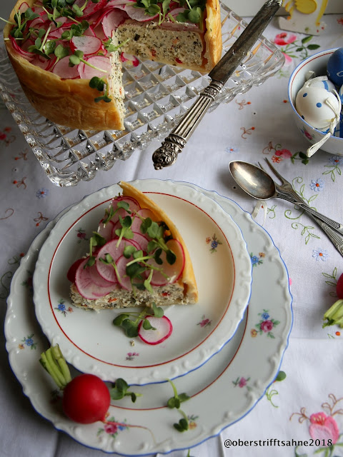 Quarktorte herzhaft mit Kräutern