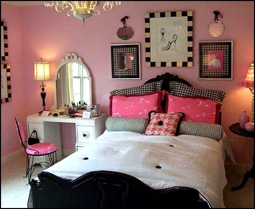 Pink Poodles bedroom decorating - paris style decorating ideas - Paris ...