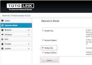 Cara Setting TOTOLINK CP300 Sebagi Access Point