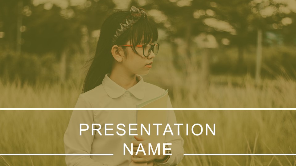 PowerPoint introduction shows a student | backgrounds powerpoint