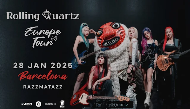 Rolling Quartz en Barcelona el 28 de enero del 2025