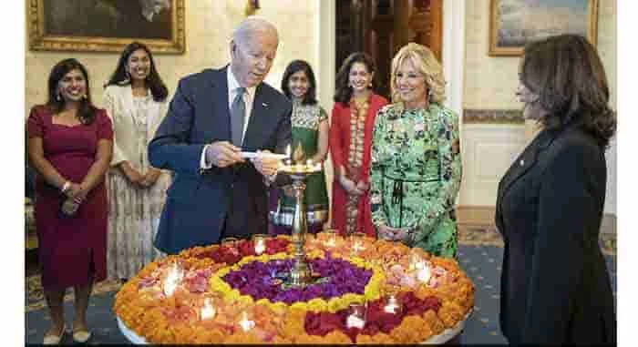 Joe Biden Hosts White House's Biggest-Ever Diwali Celebration, Washington, America, International, News, Top-Headlines,Latest-News,India,Diwali,Celebration,President.