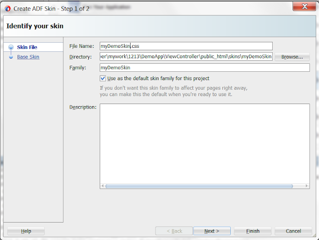 Enter FileName for ADF Skin