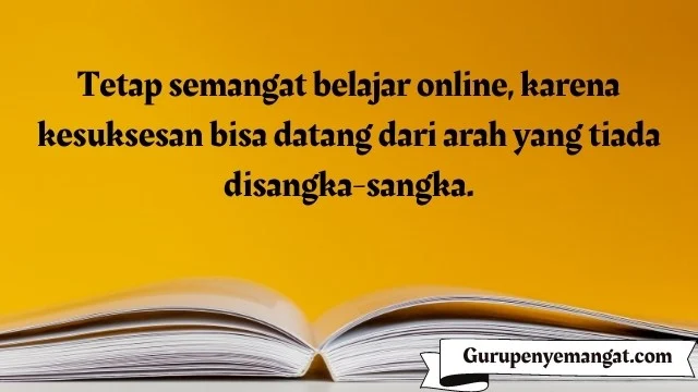 Kata-kata Penyemangat Belajar Online