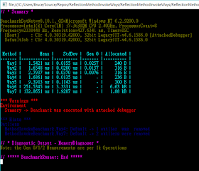 BenchmarkDotNet Result1