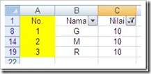 excelnomoruruthasilfilterhasil