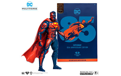 San Diego Comic-Con 2023 Exclusive Superman 85th Anniversary Gold Label Action Figure by McFarlane Toys x DC Comics