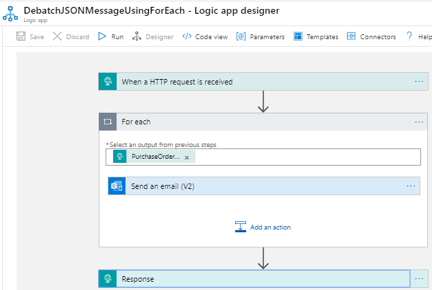 for each logic app