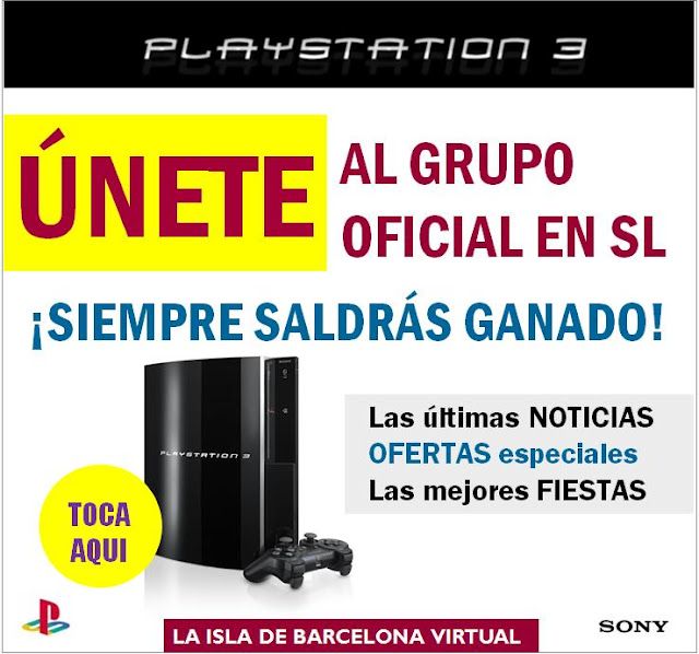 La campaña en Second Life, creada por Barcelona Virtual para Sony PlayStation 3