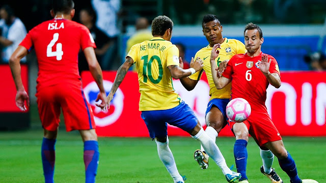 Chile vivió una debacle en Brasil y quedó fuera de Rusia 2018