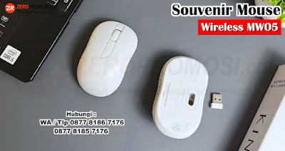 Souvenir Promosi Merchandise Wireless Mouse MW05 Custom Logo