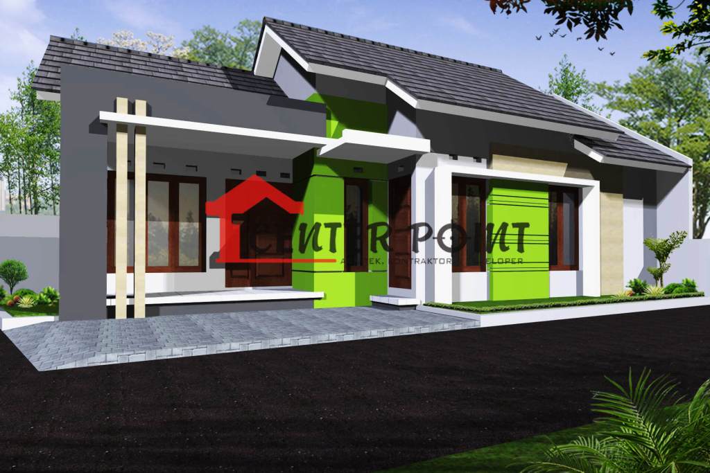 35 Contoh Kombinasi Cat Warna Hijau Pada Desain Rumah 