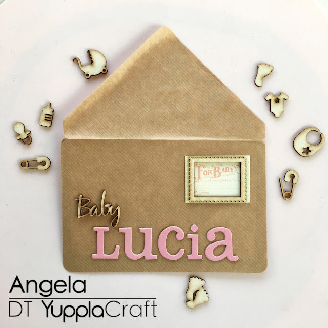 Card Battesimo by Angela Tombari per Yuppla Craft DT