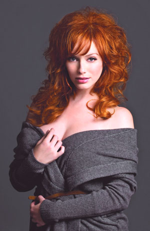 christina hendricks hairstyles