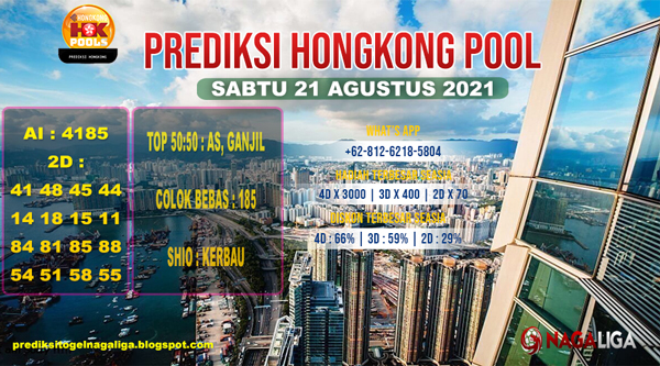 PREDIKSI HONGKONG   SABTU 21 AGUSTUS 2021