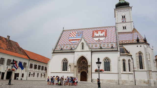 Besid the old town of Zagreb