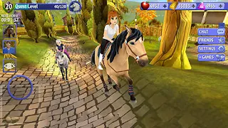 Screenshots of the Horse riding tales: Ride with friends for Android Smartphone, tablet.