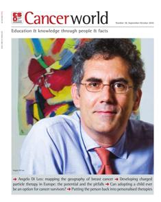 Cancer World 38 - September & October 2010 | TRUE PDF | Bimestrale | Medicina | Salute | NoProfit | Tumori | Professionisti
The aim of Cancer World is to help reduce the unacceptable number of deaths from cancer that is caused by late diagnosis and inadequate cancer care. We know our success in preventing and treating cancer depends on many factors. Tumour biology, the extent of available knowledge and the nature of care delivered all play a role. But equally important are the political, financial, bureaucratic decisions that affect how far and how fast innovative therapies, techniques and technologies are adopted into mainstream practice. Cancer World explores the complexity of cancer care from all these very different viewpoints, and offers readers insight into the myriad decisions that shape their professional and personal world.