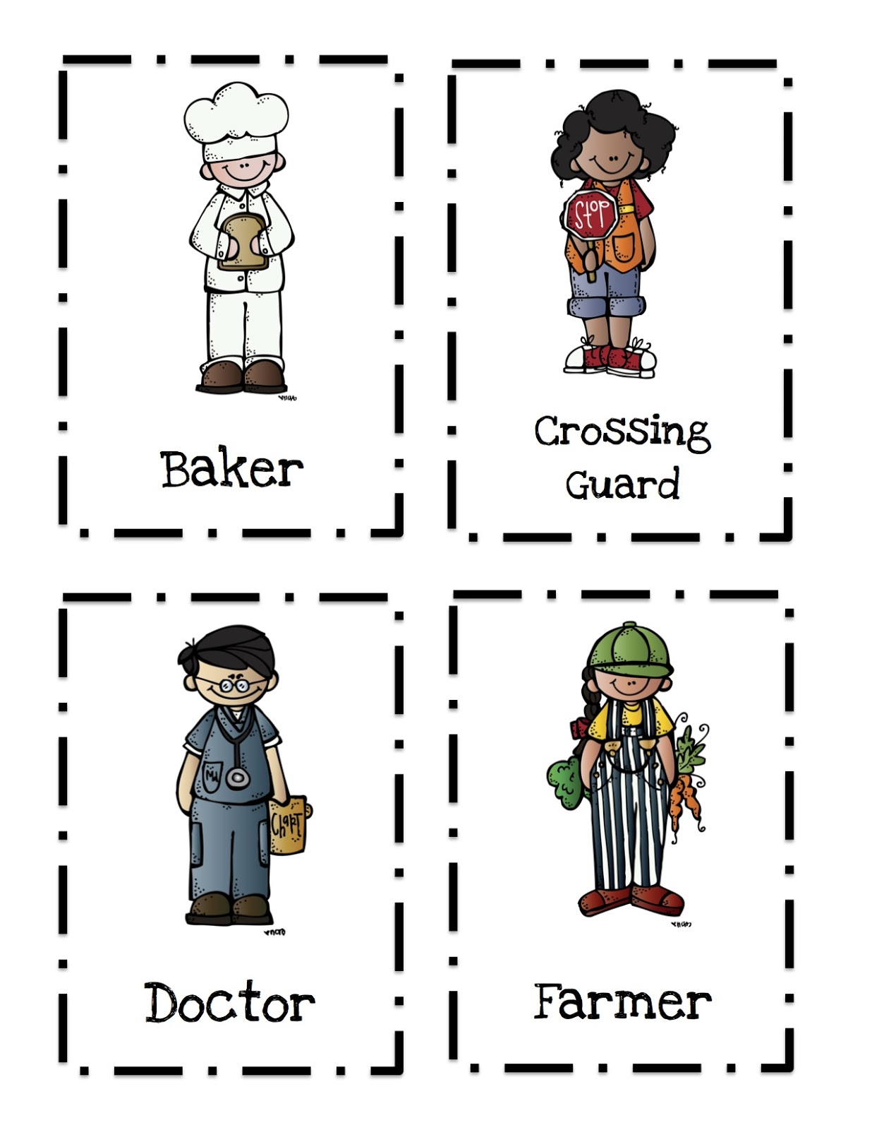 Community Helpers Printables 1