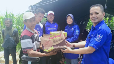 Hj.Lilis Boy Aleg DPRD Jabar Berikan Bantuan Pada Masyarakat  Gempa Cianjur