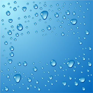 光に反射する水滴 Water drop vector