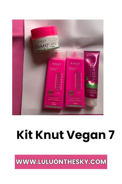 Kit Knut Vegan 7: Shampoo, Condicionador, Máscara e Hair Remedy Vegan 7