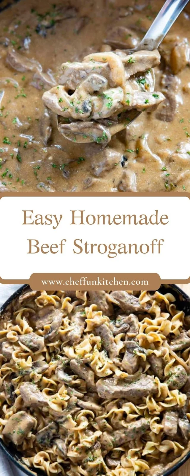 Easy Homemade Beef Stroganoff Easy Homemade Beef Stroganoff