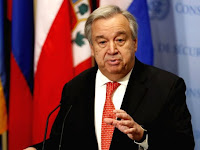 Antonio Guterres re-elected as UN Secretary General for 2nd five-year term.