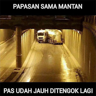 gambar meme papasa sama mantan saat sudah jauh ditengok dp bbm