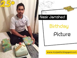Nasir Jamshed Celebrate His Birthday