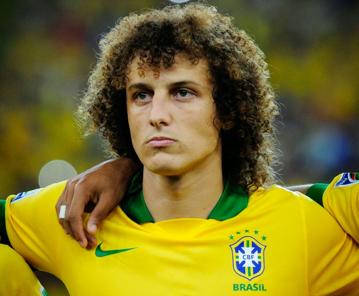 ALL SPORTS PLAYERS: David Luiz Hairstyle 2014 Fifa World Cup