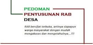 RAB Desa Format Excel Dukungan Pembinaan Kamtibmas