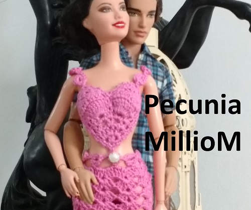 Vestido de Coração Para o Dia dos Namorados da Barbie e Ken Por Pecunia MillioM 9