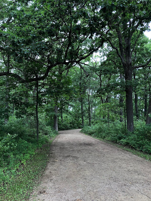 Wide gravel trails make hiking welcoming to anyone.